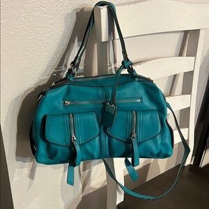 Jessica Simpson Turquoise Satchel Bag